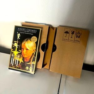 2 Vintage Original Swedish Brass Angel Chimes Candleholder - Christmas